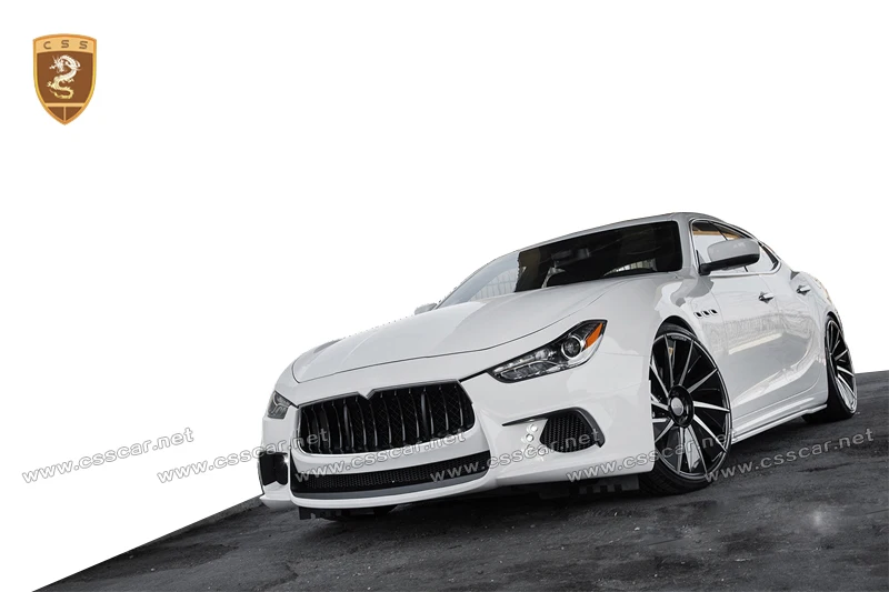 WD стиль наборы тела для Maserati передняя губа для Maserati Ghibli