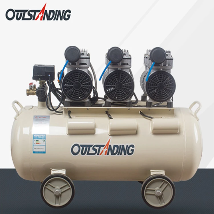 
 750W * 3-65L портативный бесшумный воздушный компрессор  