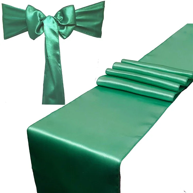 Sequin chair cover chair sashes,wedding chair covers sashes,royal green custom sashes