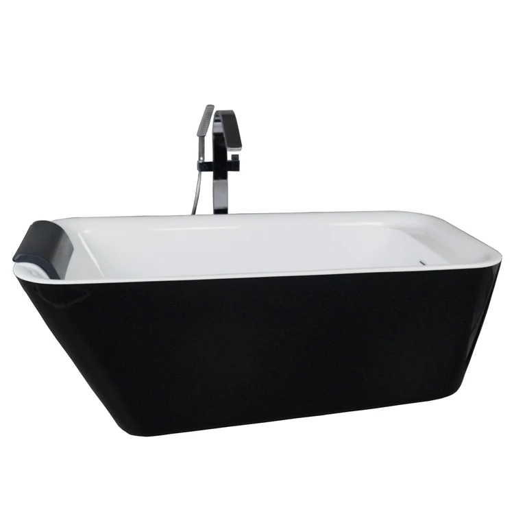 Цены на ванну, акриловая автономная комнатная черная портативная ванна для взрослых