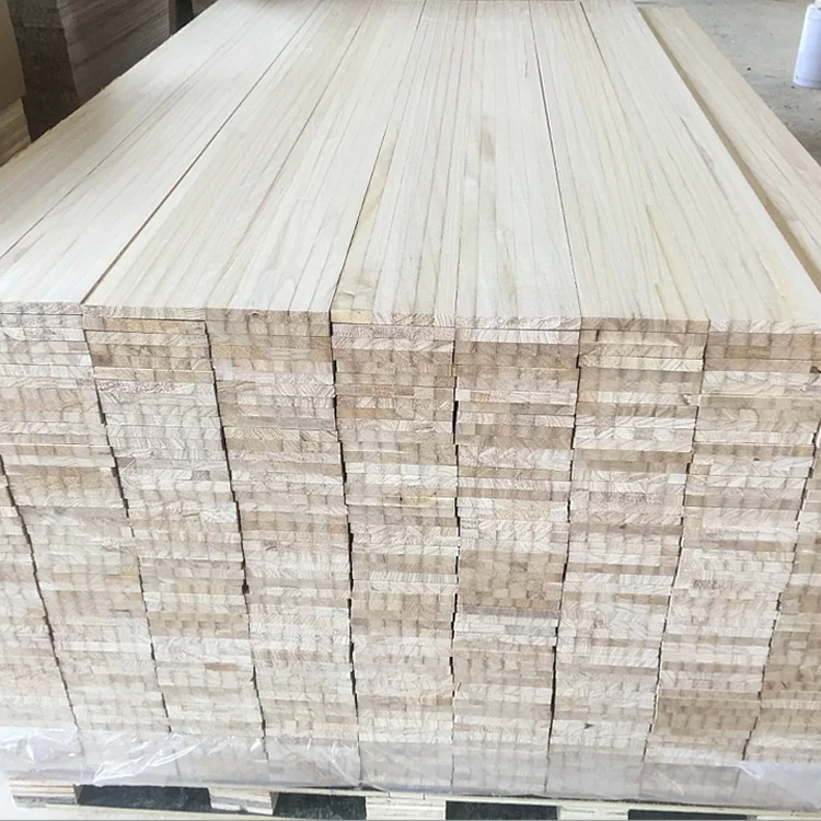 
Factory price natural color paulownia wood sawn timber 