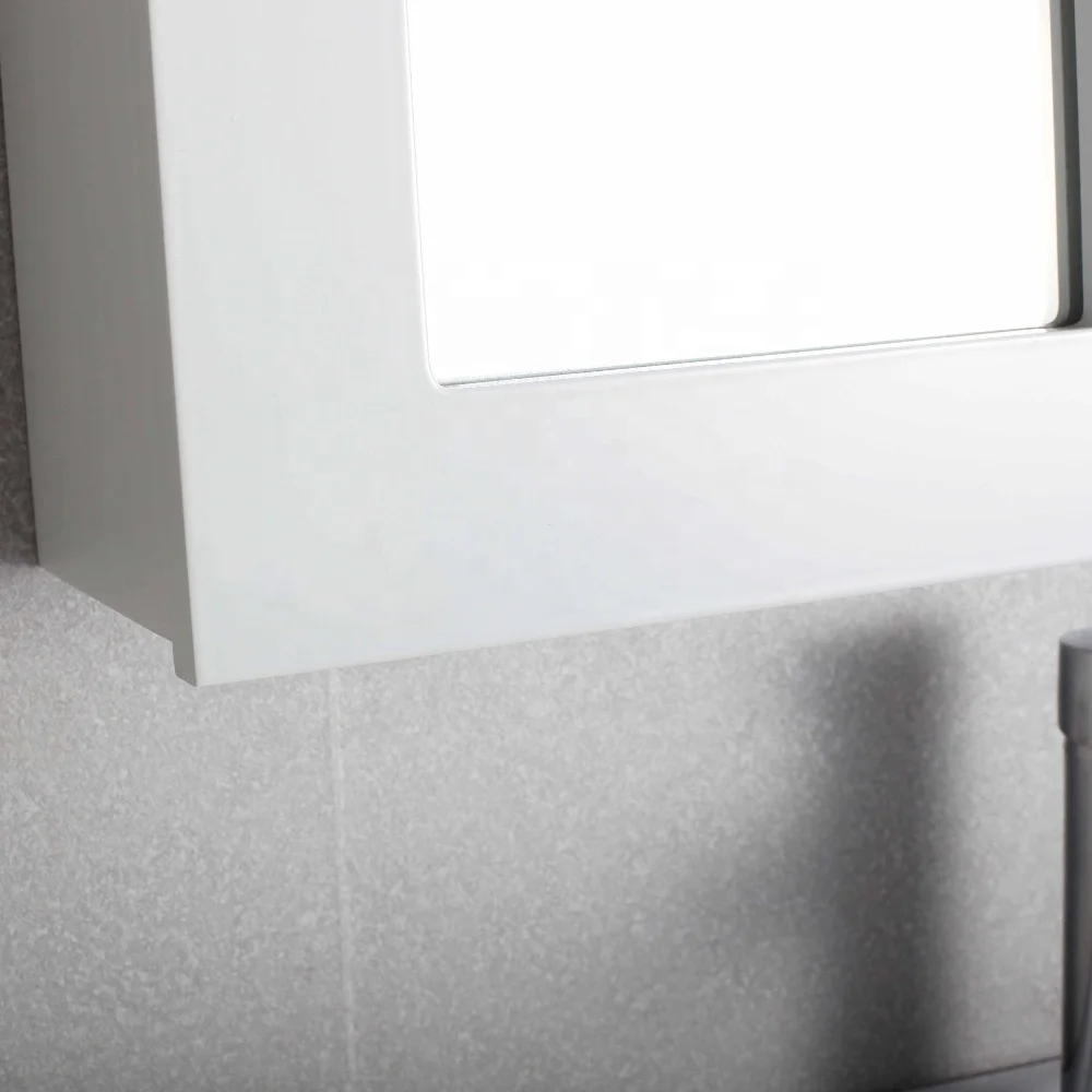 
30 inches White Transitional Bathroom Vanity with White Integrated Ceramic Sink 