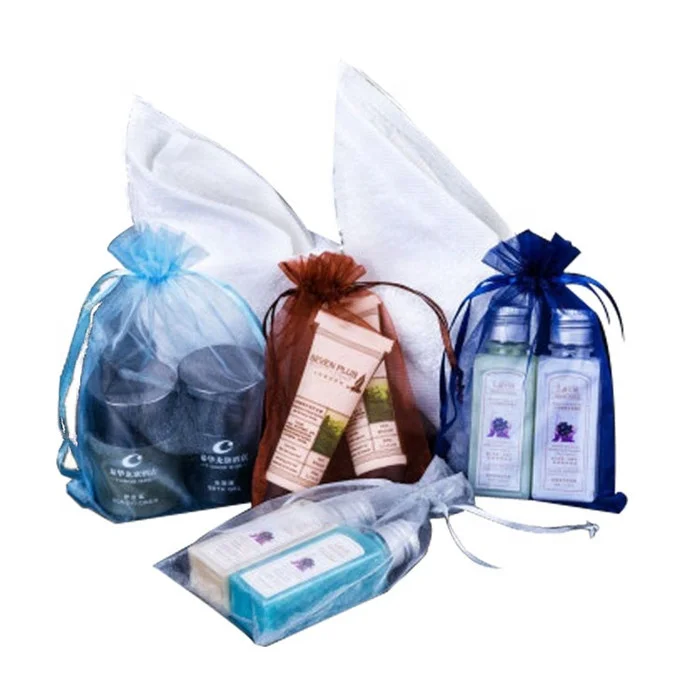 Multi-size and color organza souvenir candy cosmetic packaging bag