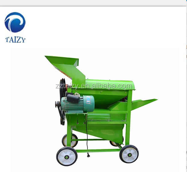 corn shelling and threshing machine corn cob skin removing and threshing machine