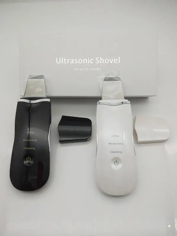 Rechargeable Deep Cleaning Professional Portable Waterproof Skin Whitening Facial Ultrasonic Skin Scrubber Spatula