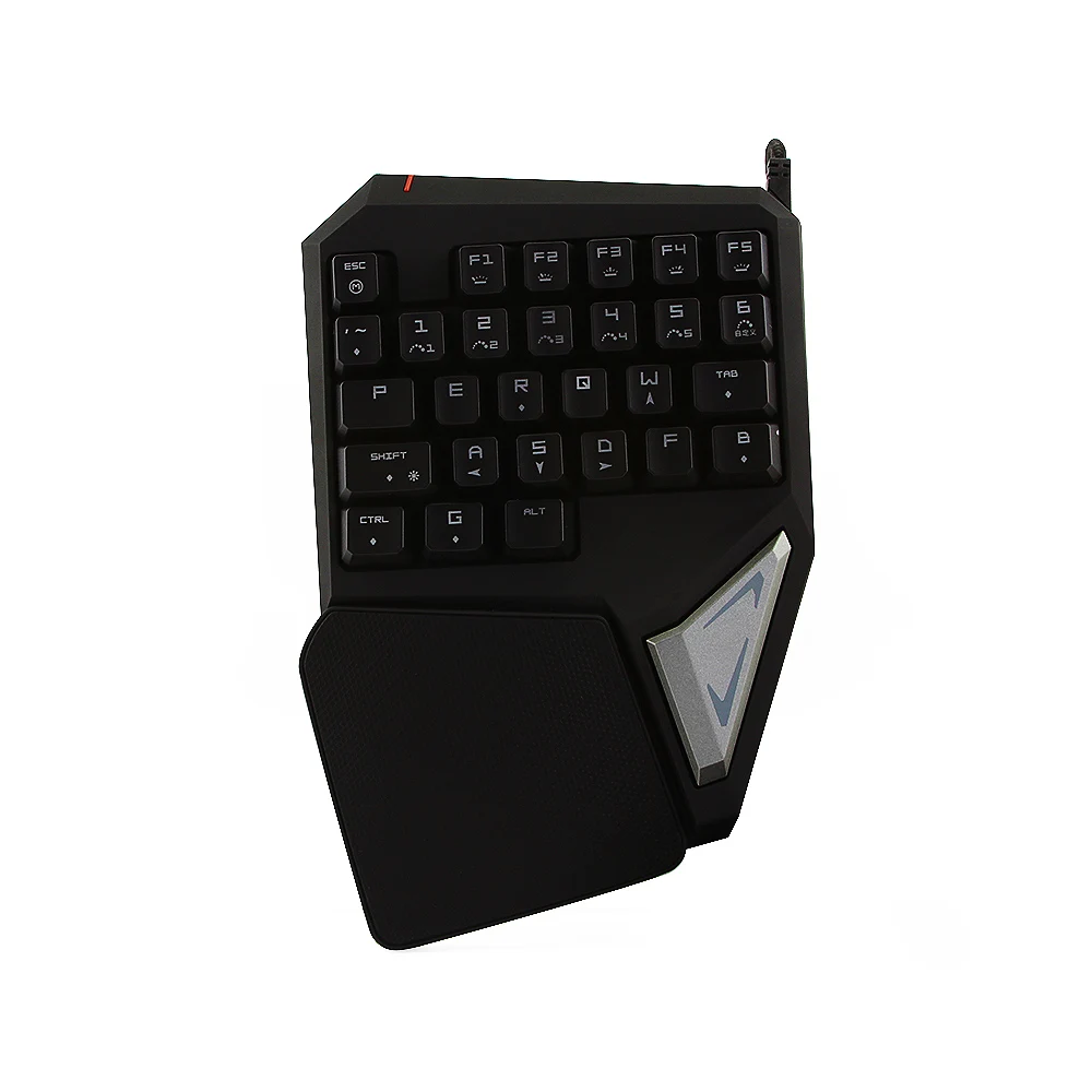 Delux T9 Plus 29 клавиш программируемая Механическая игровая клавиатура с RGB светодиодной подсветкой