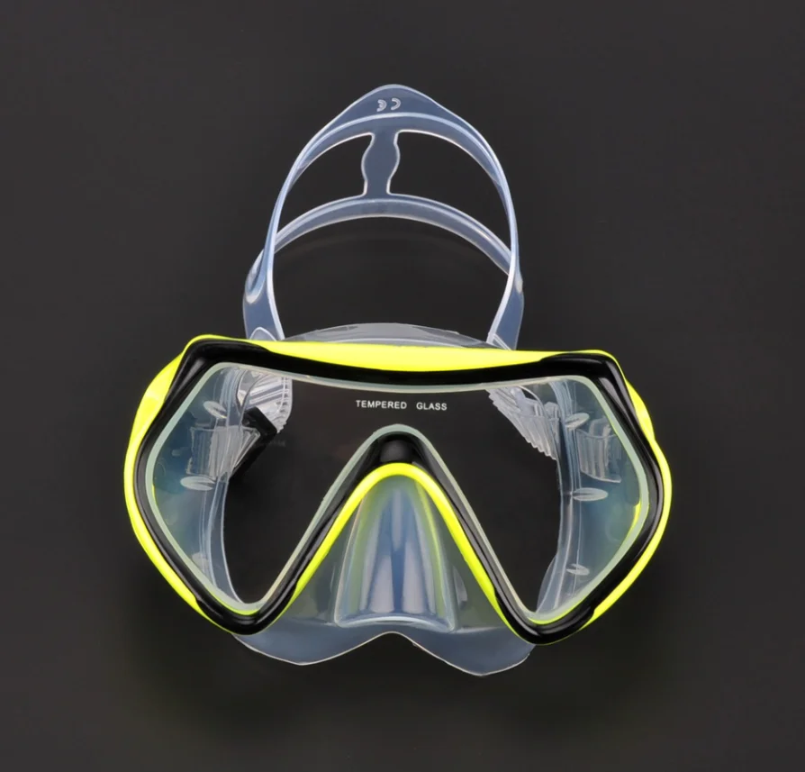 
Best selling silicone large diving mask scuba QYQ1526 