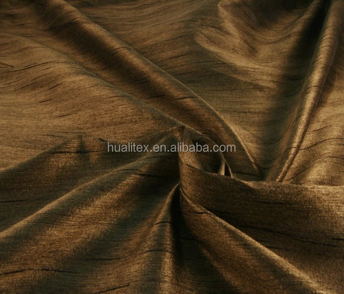 slub silk dupioni fabric for home textile curtain pillow fabric