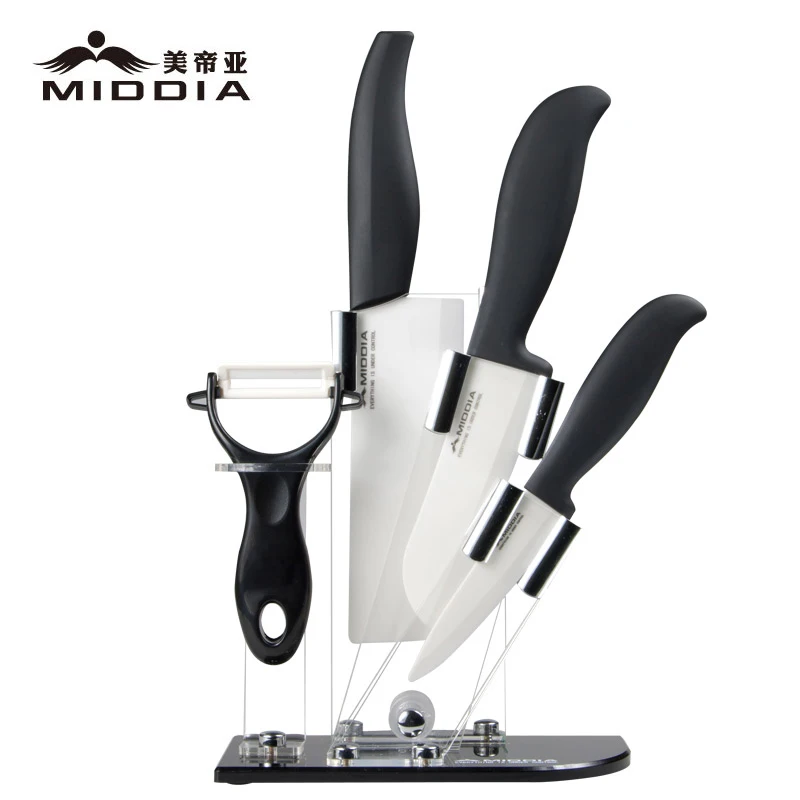 Ceramic Knife set 5-piece Set With Knife Holder