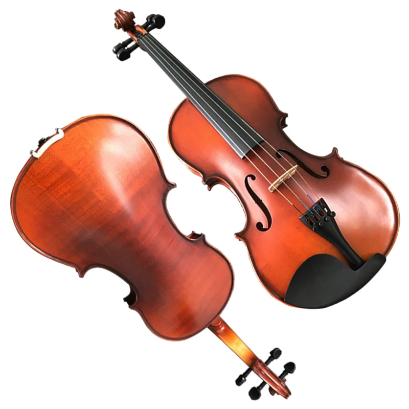 Factory Price Musical Instrument Satin Red Brown Violin GVT04
