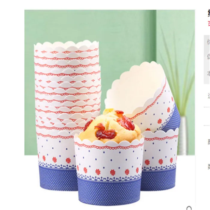 Small Round Waved Castle Muffin Cake Paper Baking Cupcake Cup Liner Wrapper