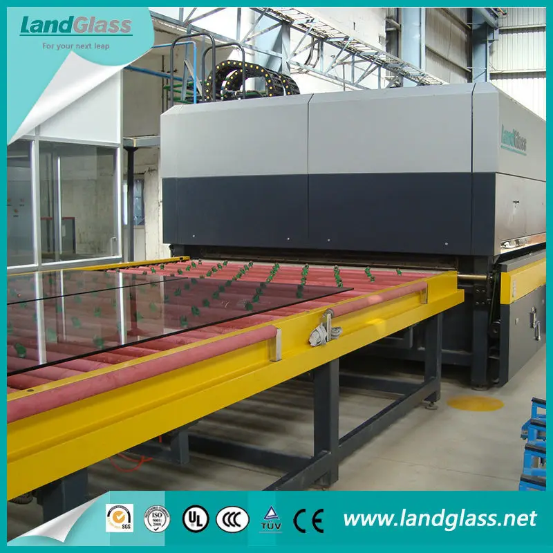 
LandGlass horizontal A2436 ce certificate flat tempering glass furnace 