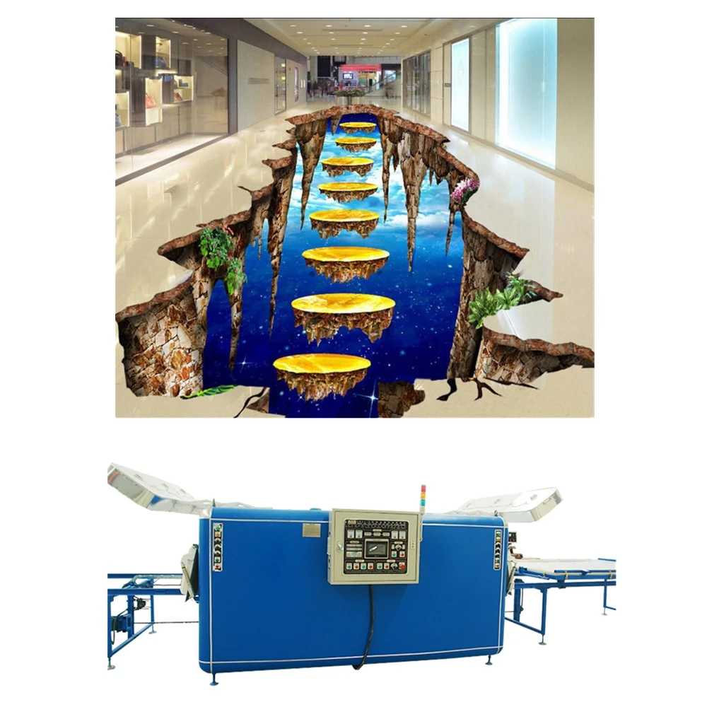 3D image tempered glass wall tile oven machine  for small production line