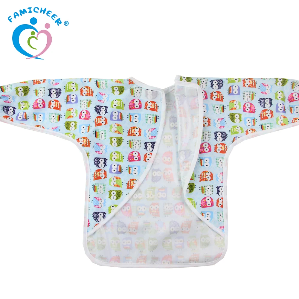 
Famicheer Unisex Baby Bib Bandana Baby Waterproof Junior Sleeved Bib 
