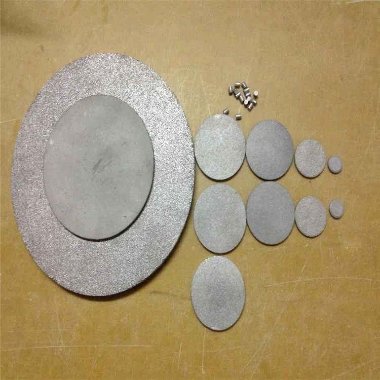 0.5-2-100micron sintered porous metal stainless steel bronze porous filter discs