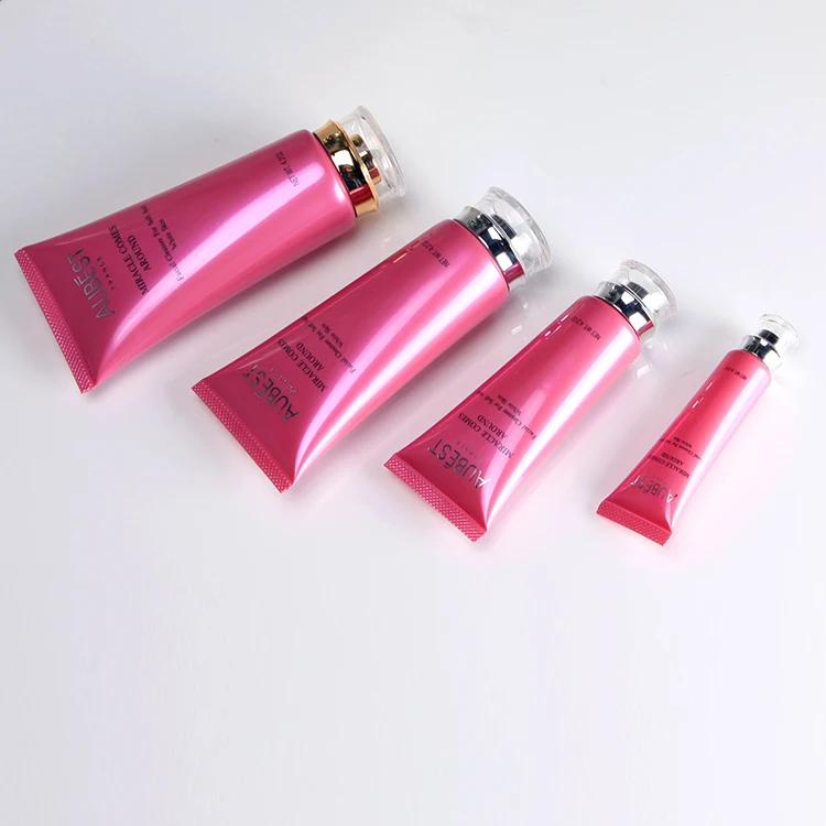 
pearl pink skincare acrylic tube 