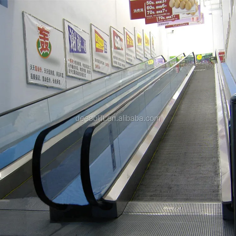 Indoor outdoor commercial residential escalator moving sidewalk