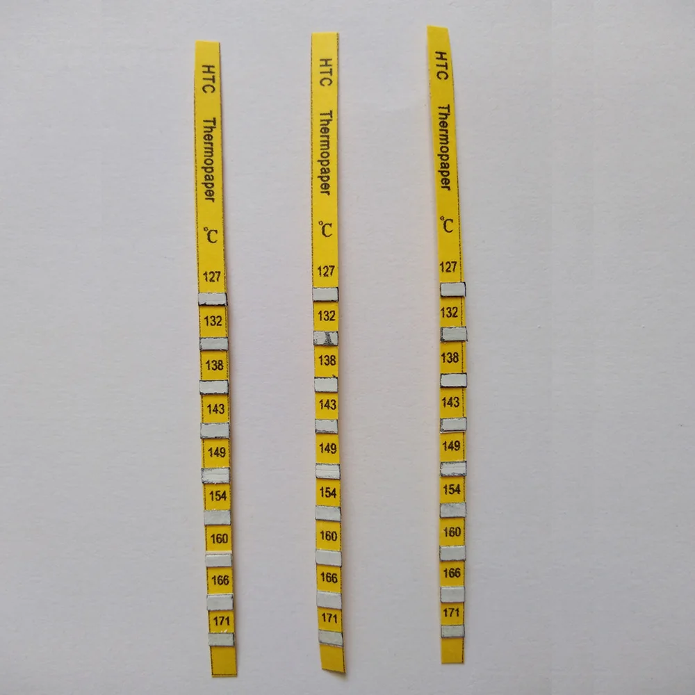 HTC HTC-127 термобумага, сплавления температурный тест-полоски