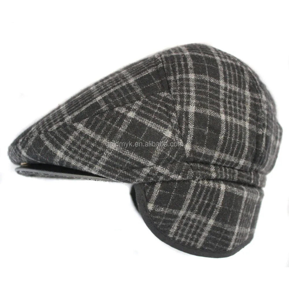 Checked Retail Sell Fashion Gatsby fabric Wholesale custom fashion beret ivy gatsby hat cap