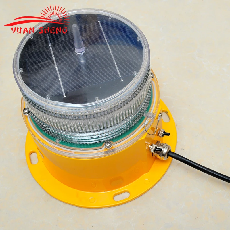 Dual solar aircraft warning light/solar obstruction-YSL10D