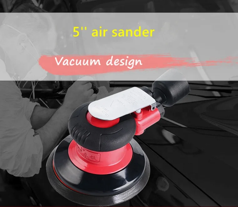 
air tool YT-7335S self vacuuming 5' air sander polisher 