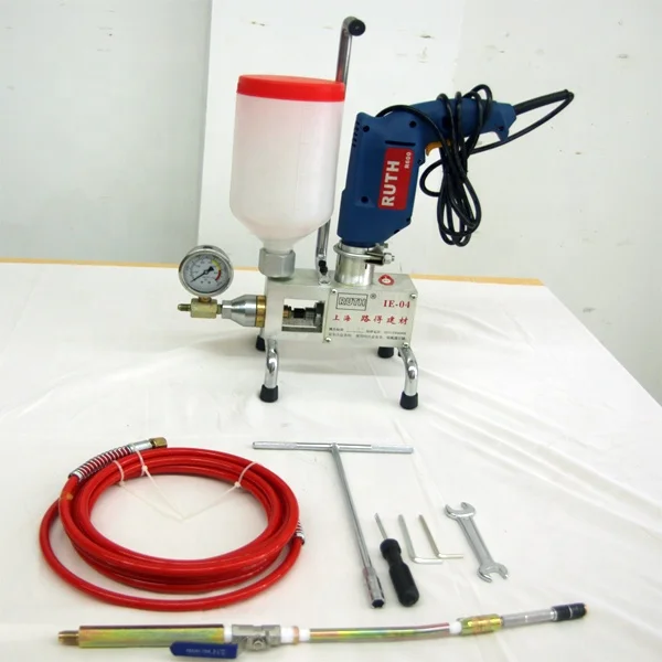 High-Pressure Polyurethane Foam Grouting & Electric Epoxy Injection Pump for Concrete Crack Repair  Industrial-Grade Solution
