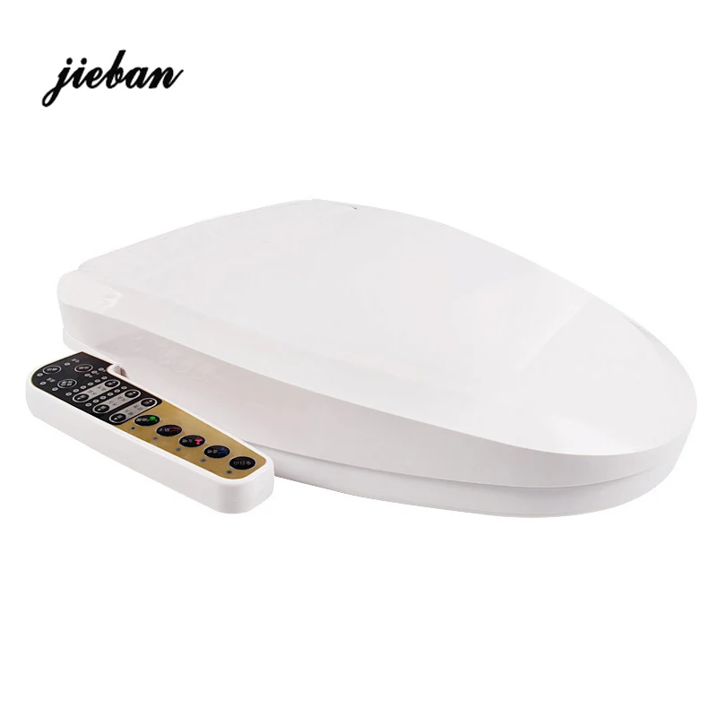 White Elongated Electric intelligent Bidet Seat With Dryer And Deodorizer toilet seat