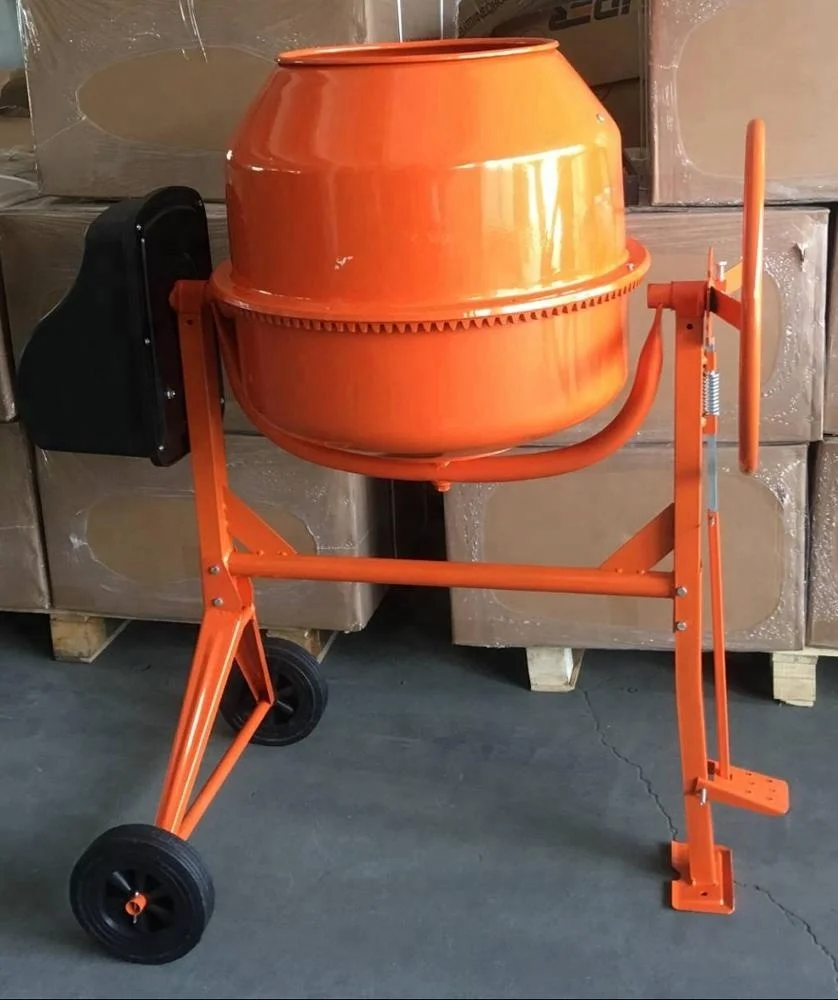 CE Certificate 200L Concrete Mixer with foot pedal