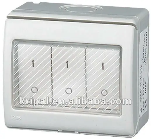 Водонепроницаемый настенный выключатель IP55