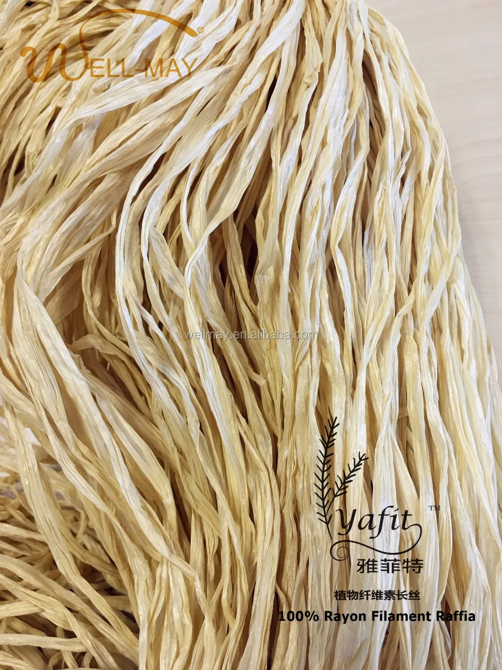 
YAFIT YARN/RAYON RAFFIA 4000D DYED hanks 