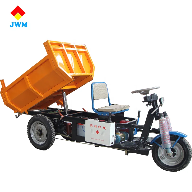 Cheap Cargo tricycle Electric mini dumper mining cargo tricycle China Supplier with 1 ton 2 ton 3 ton loading capacity