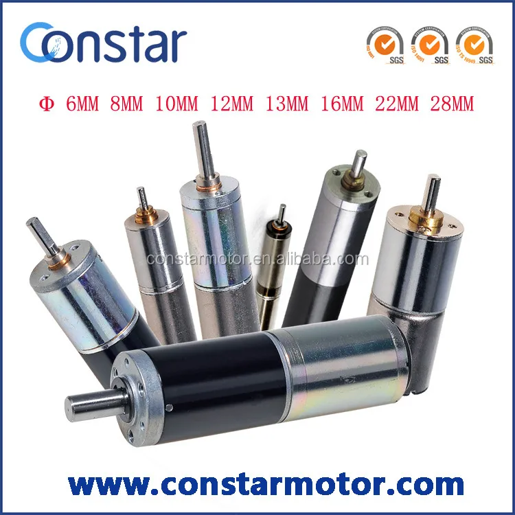 Low rpm high torque Plastic DC Planetary Gear Motor