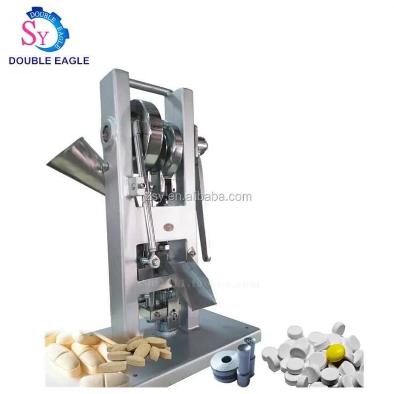 High Quality Manual Single Punch Tablet Press Pill Making Machine/hand-operated mini type Calcium Tablet Maker