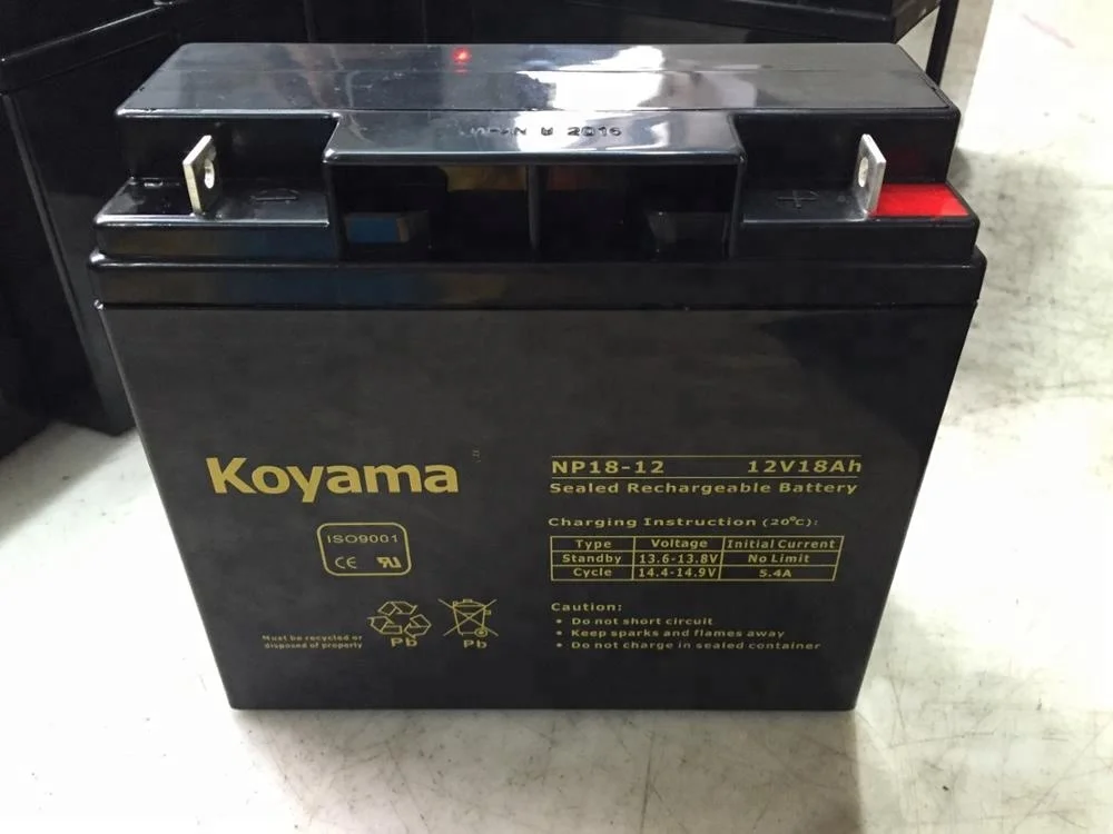 UPS BATTERY 12V 18AH AGM Lead Acid Battery For Lights, Jump Starter