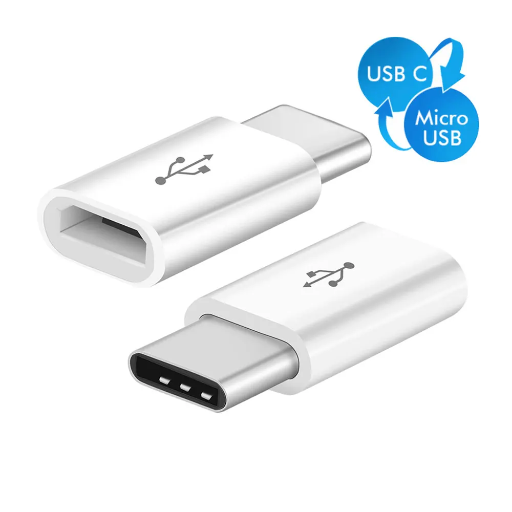 Type C Male to Micro USB Female Adapter USB-C converter Support OTG for Type-C Devices