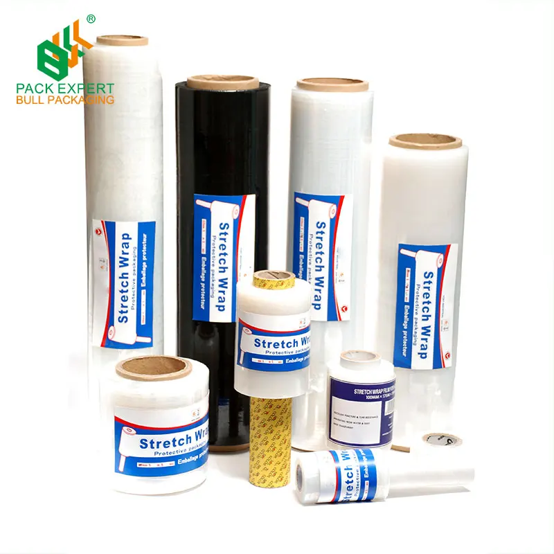 Factory price High quality customized pallet lldpe cast hand stretch film roll wrapping