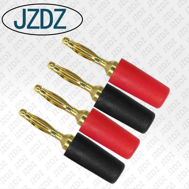 
JZDZ J.10002 2mm banana plug, high-quality gold-plated 2mm banana plug lantern flower banana plug 