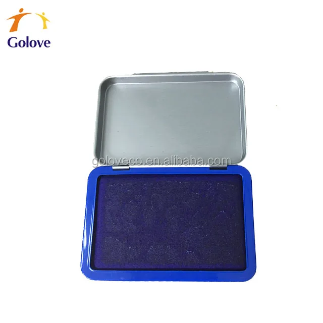 Blue color voting stamp pad  for Tanzania election