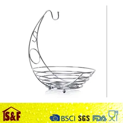 Hot Sale metal wire Banana creative shape fruit basket