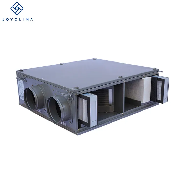 Energy Saving wall mounted heat recovery ventilation system, ventilation unit heat exchange