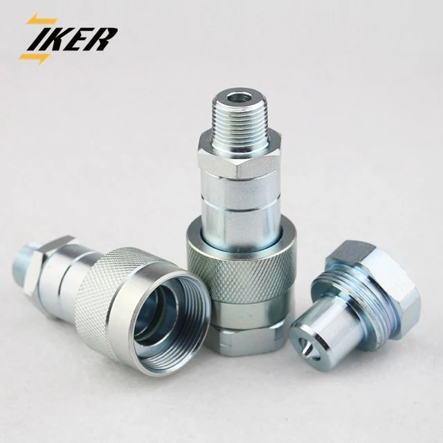 KZE-B 700 bar hydraulic jack thread to connect hydraulic quick coupling