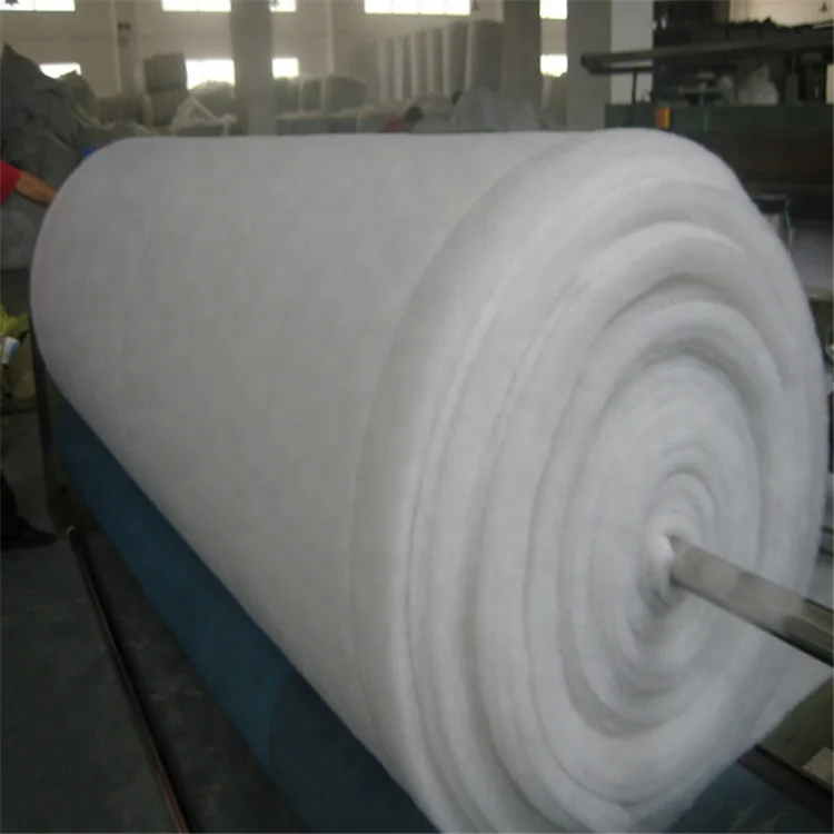 
Factory High Quality Thermal Bonded Polyester Cellulose Cotton Wadding/Batting 