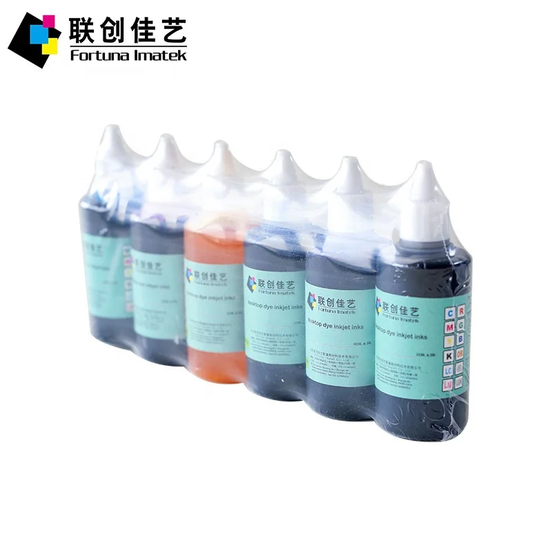100ml 6 Colors Water Based Ink For Canon TS8080 TS9080 TS6080  MG7780 MG6880