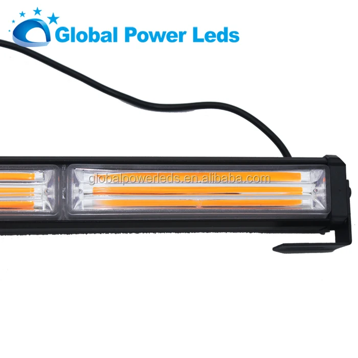 40W LED COB rotating strobe light bar amber warning beacon light bar water proof traffic advisor light bar