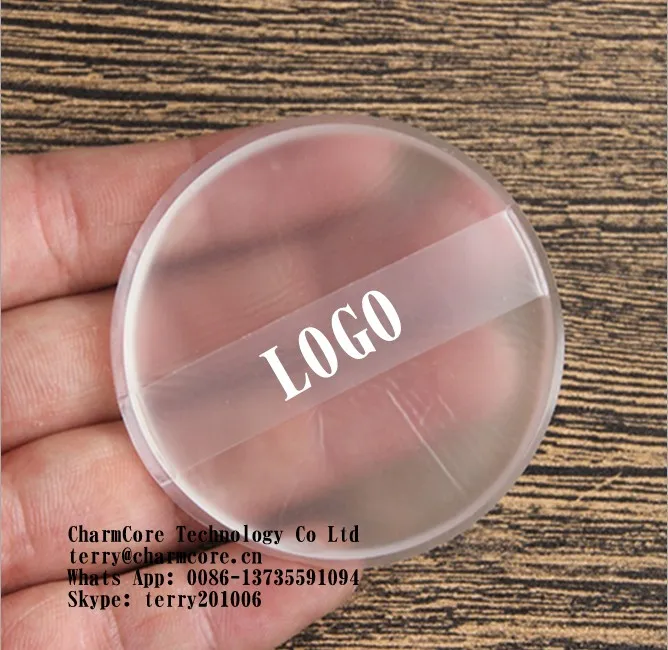 Silicone Blender Round Puff Soft Pure Silicone Puff For Make UP Powder And Face Cream