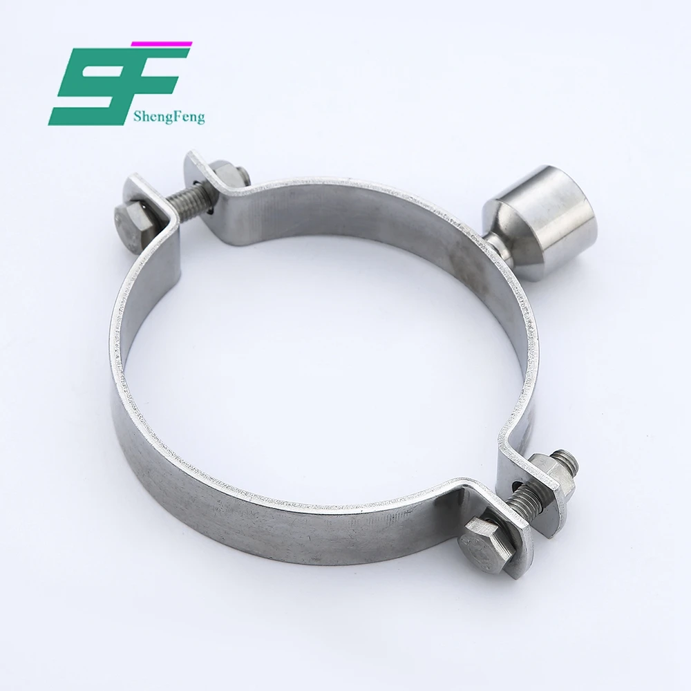 ShengFeng Hygienic SS316 stainless steel high pressure water pipe clamps