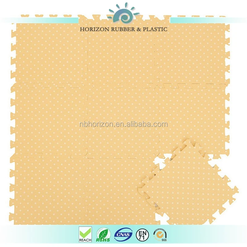 Горячие продажи дети ползают пены eva печать теплообмена головоломки мат