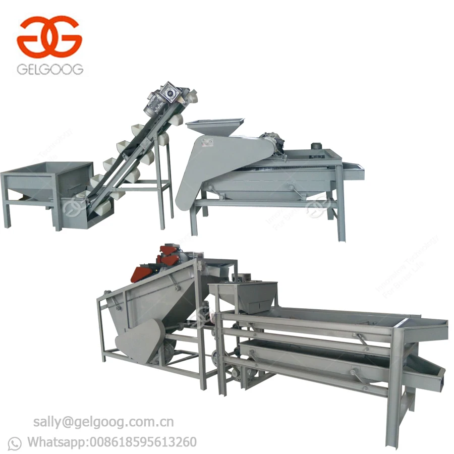 
Professional Hazelnut Shelling Almond Huller Machine Palm Nut Breaking Machine 