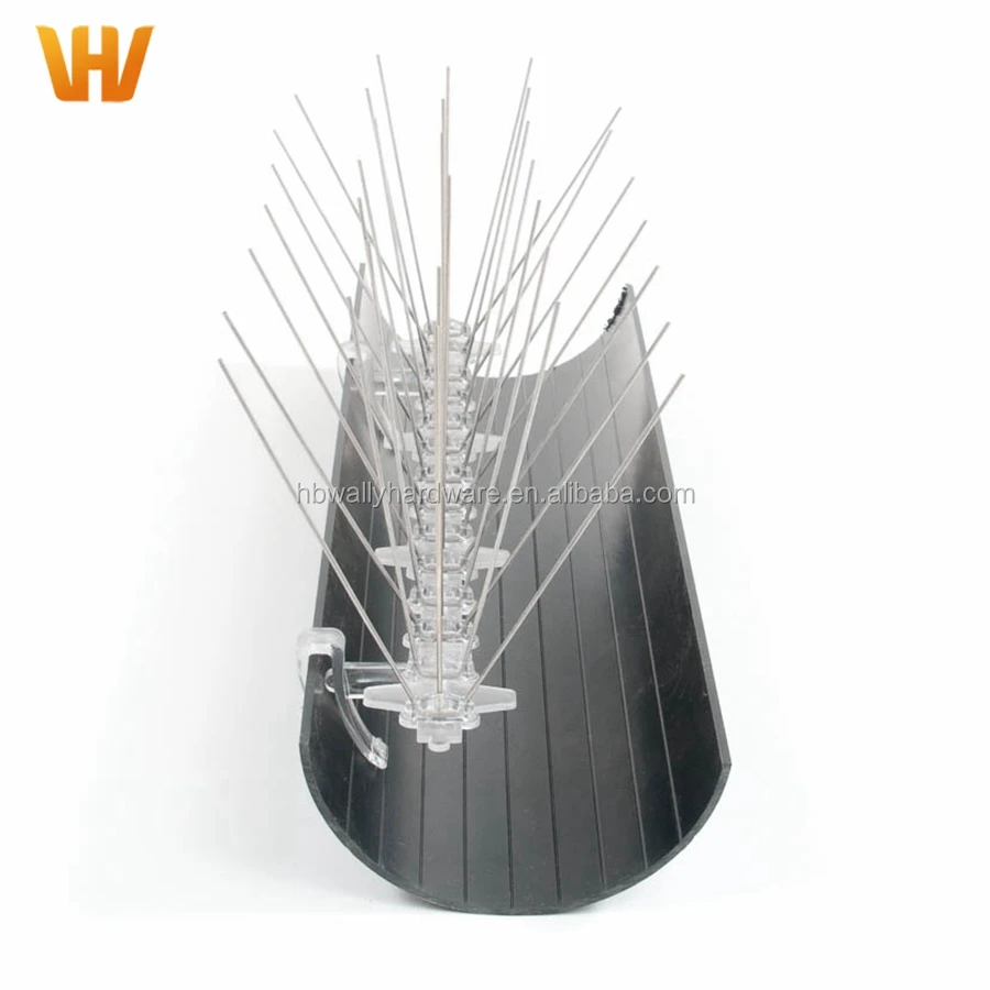 Шипы для птиц, против птиц, голубей, шипы для борьбы с вредителями с гибким основанием, шипы из нержавеющей стали, 100% эффективное безопасное постоянное использование