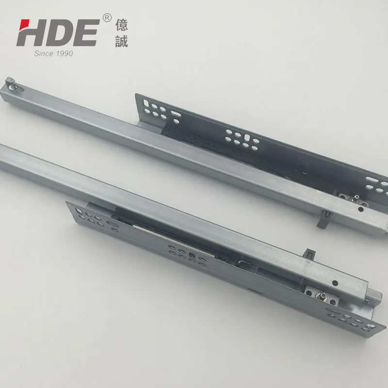 Durable hidden cold-rolled steel drawer slide guide rails concealed partial extension slide